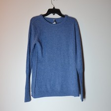 Autumn Cashmere Sweater Size M 100 Cashmere Blue Crewneck Cozy Style