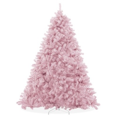 7.5 Foot Artificial Holiday Christmas Tree with Stand - Pink Spruce