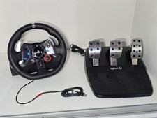 Logitech G29 steering wheel and pedals for PS3/PS4/PC, (No power supply cable) 