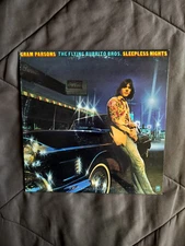 **Original Monarch Pressing** Gram Parsons "Sleepless Nights" (1976) A&M LP  VG+