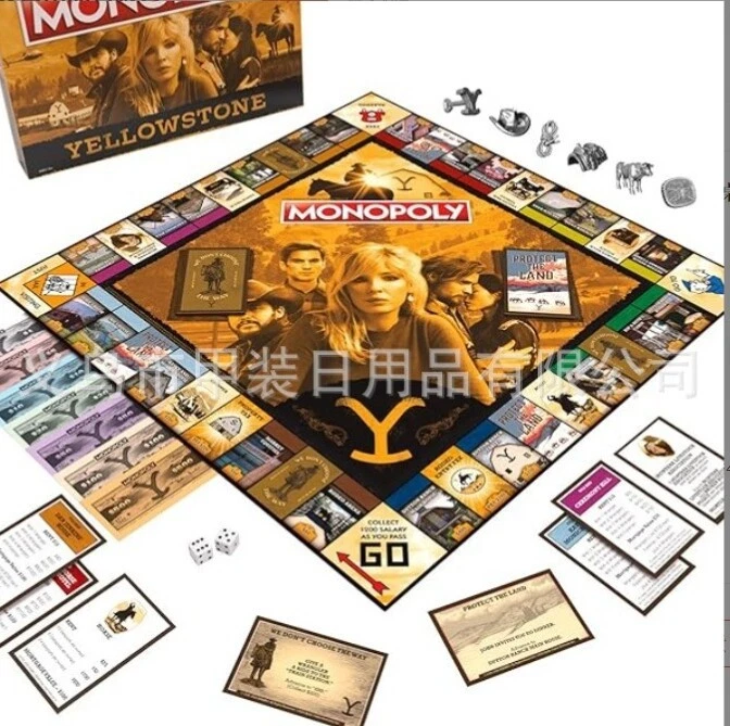 Monopoly Yellowstone TV Show Edition Gaming Edlition Board Game Ages 8+ UK - Image 3 of 4