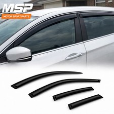 4pcs Rain Guard Vent Visor Sun Shade Tape On For Mitsubishi Lancer 2001-2006