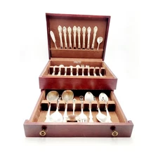 Grand Elegance Wm Roger Mfg Co Extra Plate 7 Place Settings 60 pcs Silverplate