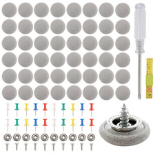 60Pcs Car Roof Headliner Repair Kit, Rivets Buckles for Interior Ceiling Fix