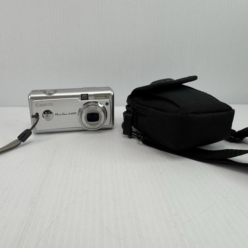 Canon PowerShot A400 Digital Camera – 3.2MP + Case, 2GB SD Card & Batteries - Image 2 of 4