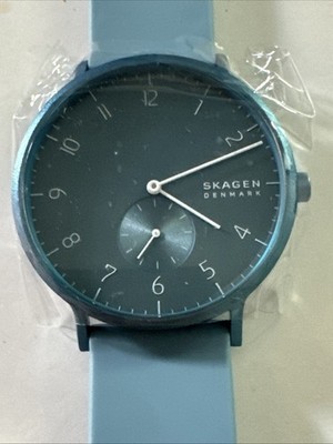 Skagen AAREN Unisex Wristwatch Light Blue | eBay display picture 3