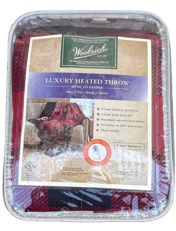 Woolrich Heated Blanket