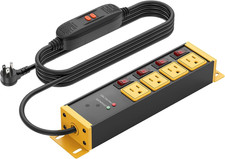 Heavy Duty 20 Amp Surge Protector Power Strip with 10 FT Extension Cord