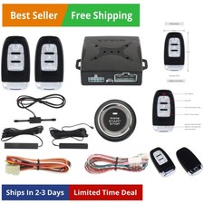 Pke Passive Keyless Entry Car Alarm System Push Button Start Remote Start Sta... Pke Passive Keyless Entry Car Alarm System Push Button Start Remote Start Sta...