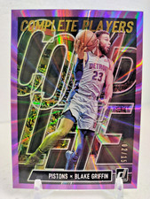 BLAKE GRIFFIN #2/15 Purple Holo Laser 2019-20 Donruss Complete Player Pistons