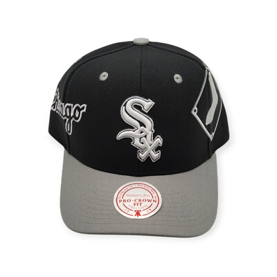 Mitchell & Ness Chicago White Sox Overbite Pro Black/Gray Adjustable Snapback