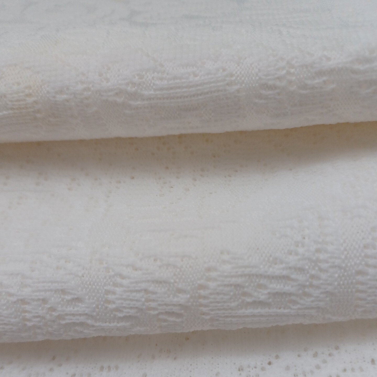 Vintage 70” Round Lace Tablecloth No Iron White Plus 3 Bonus Napkins eBay