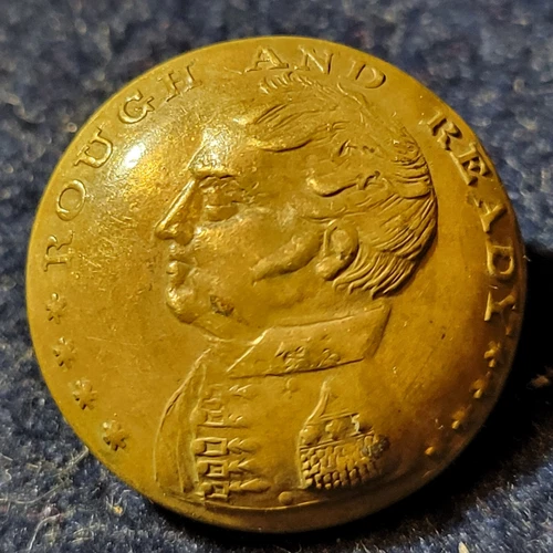 PRE CIVIL WAR 2 PC PRESIDENTIAL CAMPAIGN OF 1848 BUTTON ALBERT#PC-222-A   TAYLOR