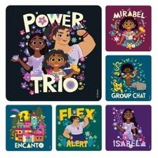 25 Encanto Stickers, 2.5" x 2.5" each