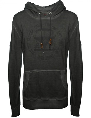 Herren Sweatshirt Kapuzenshirt Hoodie VW Bulli BULLI FACE USED Black #8630 NEU
