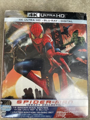 Spider-Man Legacy Collection 4K Ultra HD Blu-ray/Blu-ray Steelbook 43396507388 | eBay