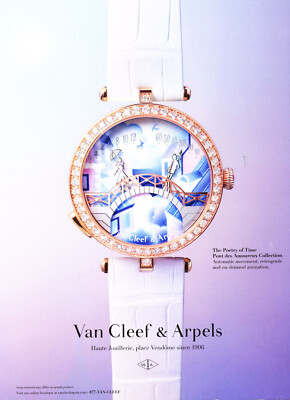 VAN CLEEF & ARPELS WATCH magazine promo ad #02 ''NOT A WATCH'' 2021