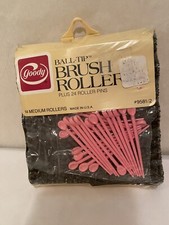 Vtg 1977 1982 Goody Ball Tip Brush Rollers 14 Med Hair Rollers 9581/2 Sealed
