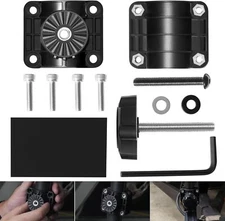 Zero Degree Pole Mount Bracket Kit 010-13228-03 for Garmin Livescope Plus LVS34