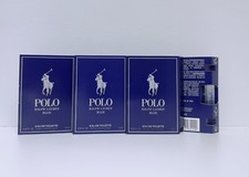 4 X Ralph Lauren Polo Blue Eau De Toilette 0.04 Oz Each