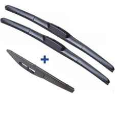 Honda HR-V Wiper Blades Hybrid Aero For SUV 2014-2017 FRT PAIR & REAR 3 xBL