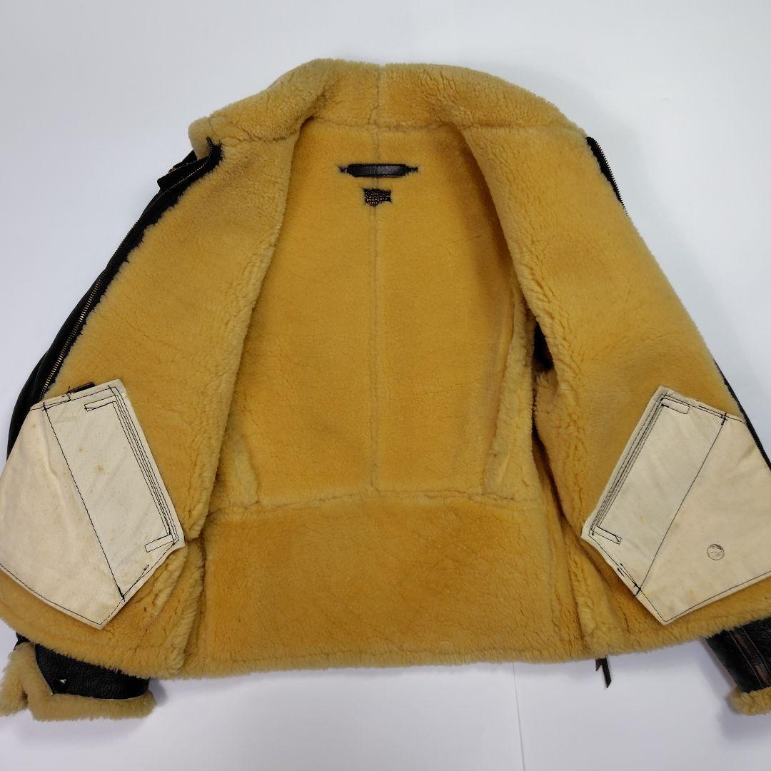 Kiwami Buzz Rickson'S Flight Jacket B-6 36S Brown Sheepskin Kiwami Buzz Rickson'S Flight Jacket B-6 36S Brown Sheepskin