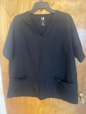 Dagacci Brand Women's Scrub Top - Size L - Black