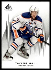 2013-14 SP GAME USED TAYLOR HALL EDMONTON OILERS #68