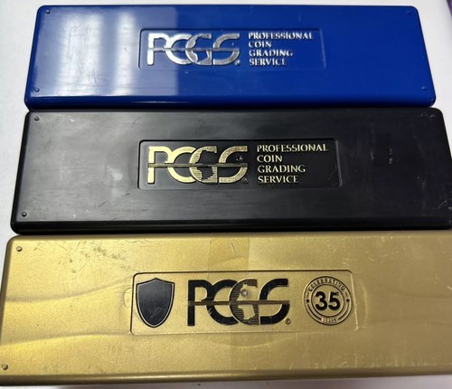✅{Lot of 5} PCGS 20 Coin Hard Case Holds 20 Slabbed Graded Coins Color Varies 💰