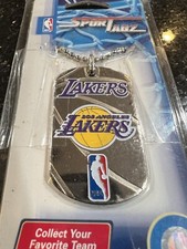 Los Angeles Lakers Metal NBA team logo dog tag Necklace foco