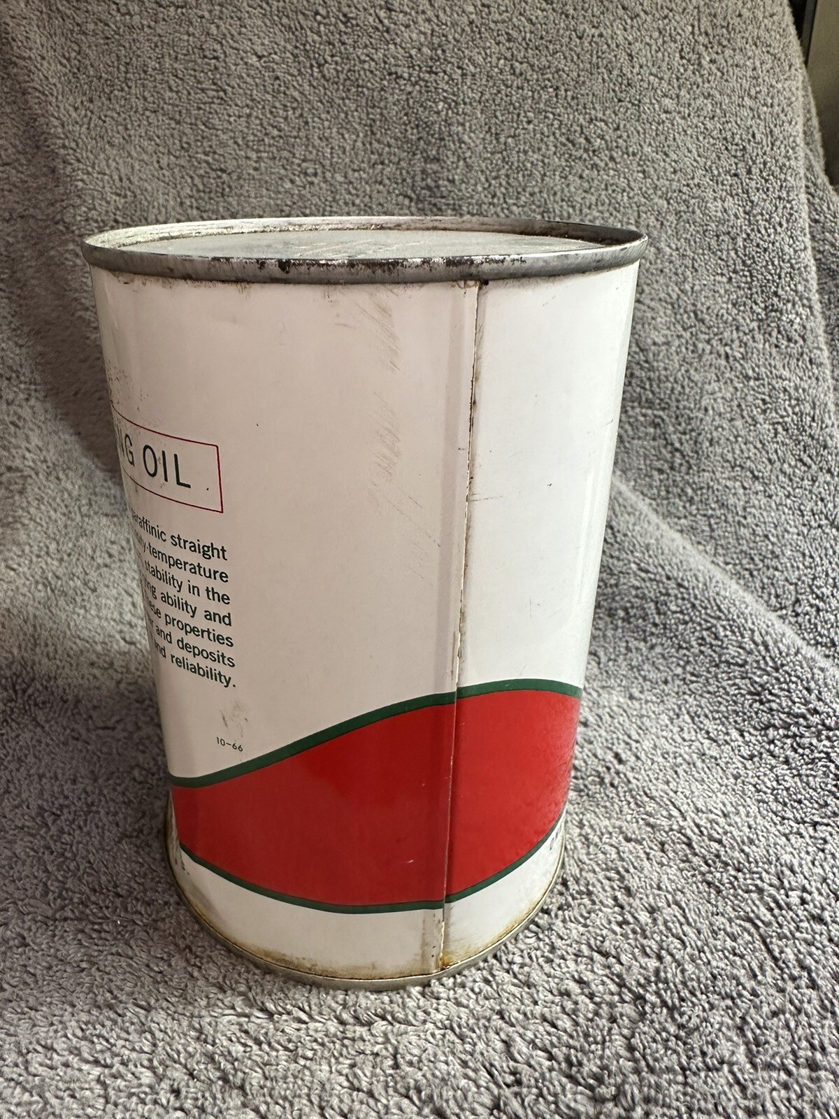 Vintage Texaco Aircraft Engine Oil EMPTY Quart Can eBay