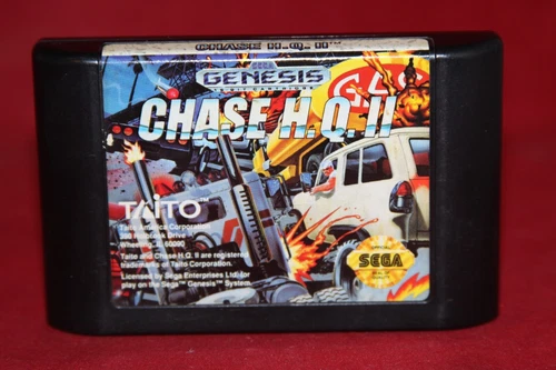 Chase H.Q. II (Chase HQ 2) (Sega Genesis, 1993) Authentic Game Cartridge