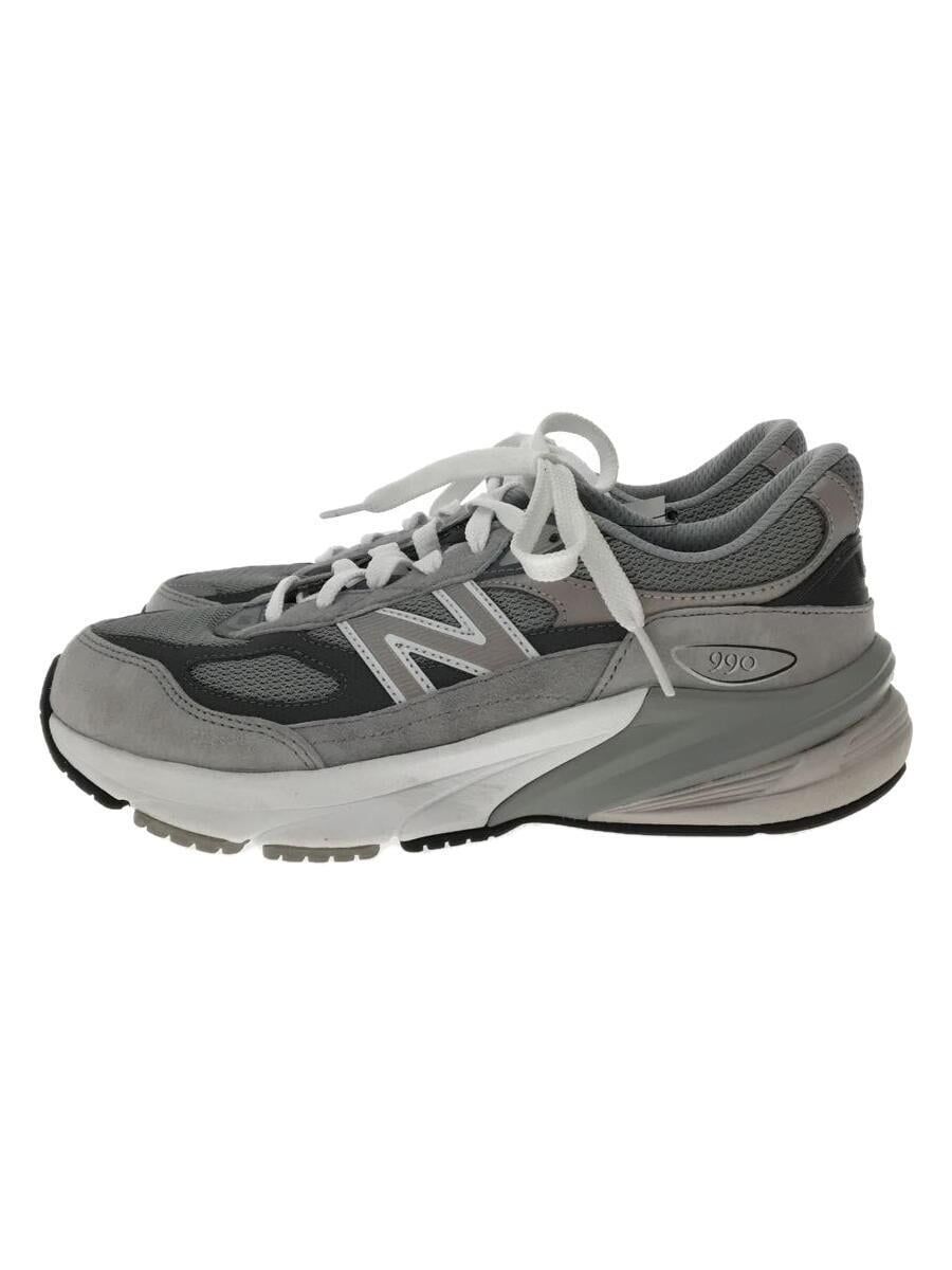 即発★NEW BALANCE★GC990 SNEAKER★GC990GL6 Gray NEW BALANCE GC990 V6 Low Top Sneakers 24.5cm GC990GL6