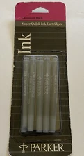 Parker  Super Quink Ink Cartridges Refill Black 30110