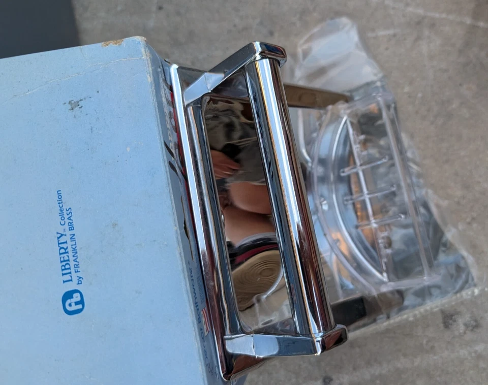 Новый старый запас Liberty оборудование утопленный мыло блюдо ванна раковина хром D398 - Изображение 3 из 4