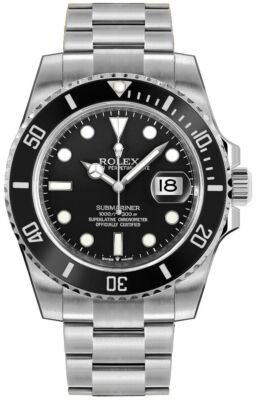Rolex Submariner Date Self-Winding Automatic Black Dial Mens Luxury Swiss Watch