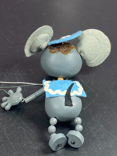 Vintage Pelham Junior Puppets Mouse Marionette Puppet Special Googley Eyes 6" - Picture 11 of 19