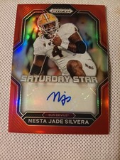2023 NESTA JADE SILVERA PANINI PRIZM RED AUTOGRAPHED AUTO ROOKIE CARD RC /199 