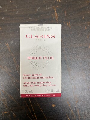 Clarins Bright Plus Advanced Brightening Dark Spot Treatment Serum 1 OZ #2260