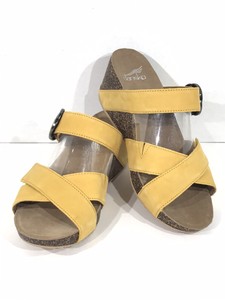 yellow dansko sandals