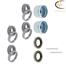 2 Set Boat Trailer Wheel Hub Bearing Kits L44649/L44610 For 1-1/16" 2000Lbs Axle