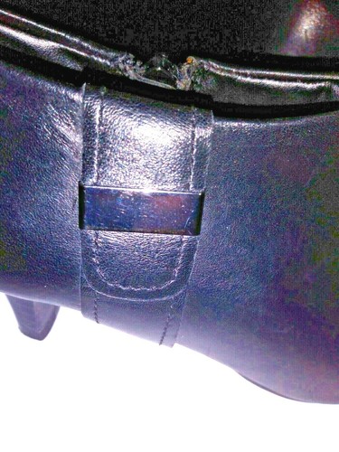Hilliard & Hanson Devon Lederabsatz Stiefeletten Größe 6,5M schwarz spitz zulaufend - Bild 5 von 12