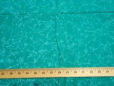Plain BATIK Quilt Craft Fabric 100 Cotton Blue GREEN Mint Blender 1.66 YD