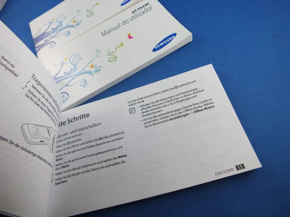 Original Samsung GT-S5330 Bedienungsanleitung Buch Deutsch English Spanisch - Bild 2 von 4