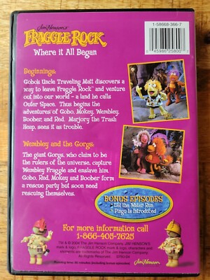 Fraggle Rock - Where It All Began DVD Jim Henson Kids Family Movie