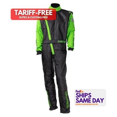 Zamp R07C09YM, Suit ZR-40 Youth Med Green/Black High Performance & Racing Parts