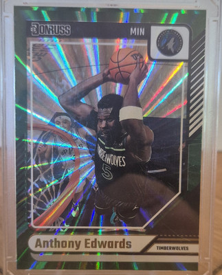 Panini Donruss 2024-25 Basketball NBA Anthony Edwards #165 Holo/Prizm Wolves