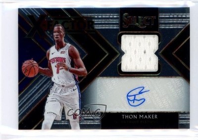 2019 Panini Select X-Factor Memorabilia Signatures 112/199 Thon Maker Auto 6o3