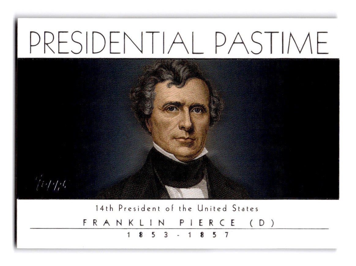 2004 Topps #PP14 Franklin Pierce Presidential Pastime