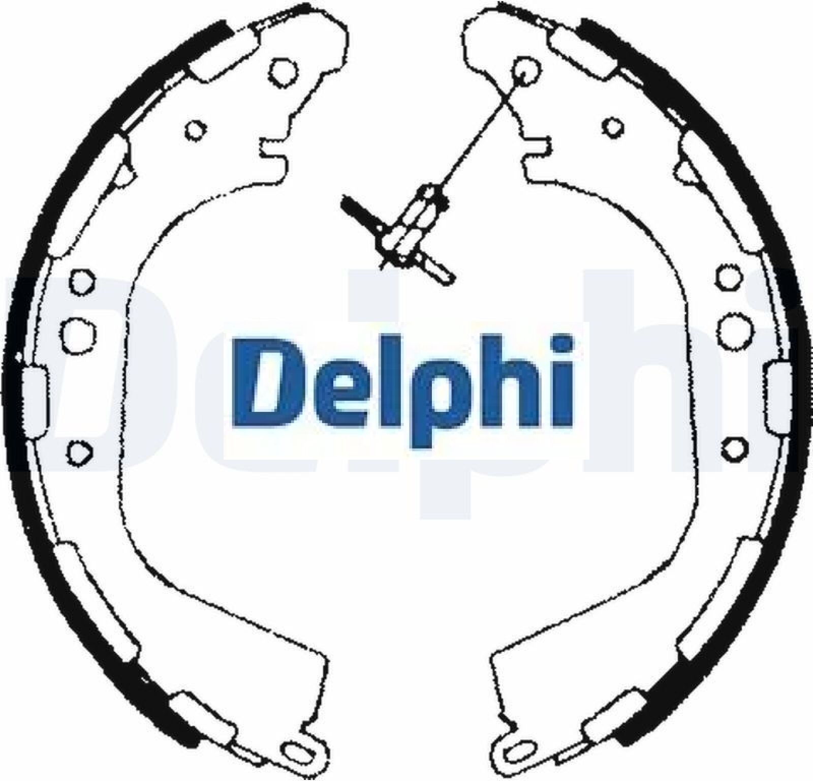 Delphi LS1709 Bremsbackensatz 4 Bremsbacken Trommelbremse - Bild 2